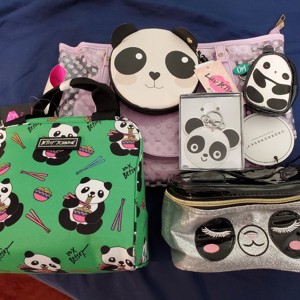 6 Piece Lot of Panda Goodies